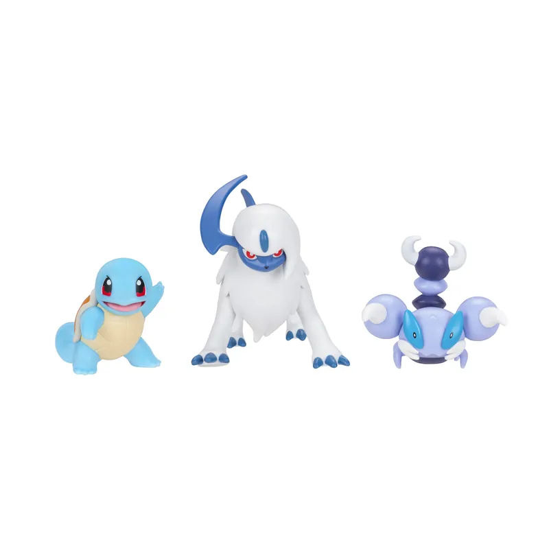 Pokémon - Battle Figure 3 pack - Squirtle, Absol & Skorupi (PKW4096) | Toppkvalitet