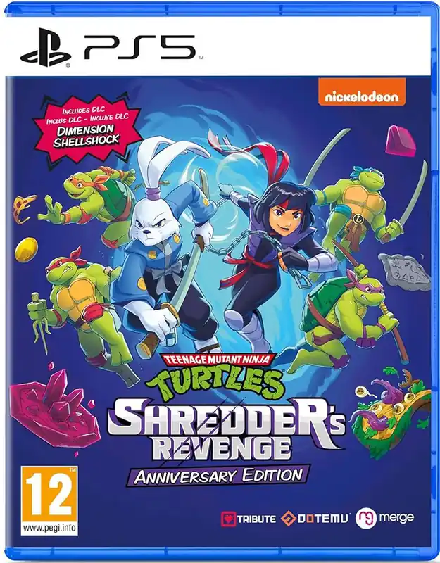 Begränsat antal - Teenage Mutant Ninja Turtles Shredder‘s Revenge (Anniversary Edition) - PlayStation 5