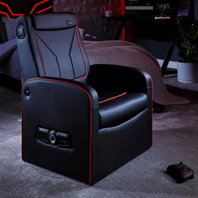 X-Rocker - Shift Luxe Junior 2.1 Ottoman Gaming Chair with Storage | Nyhet i sortimentet