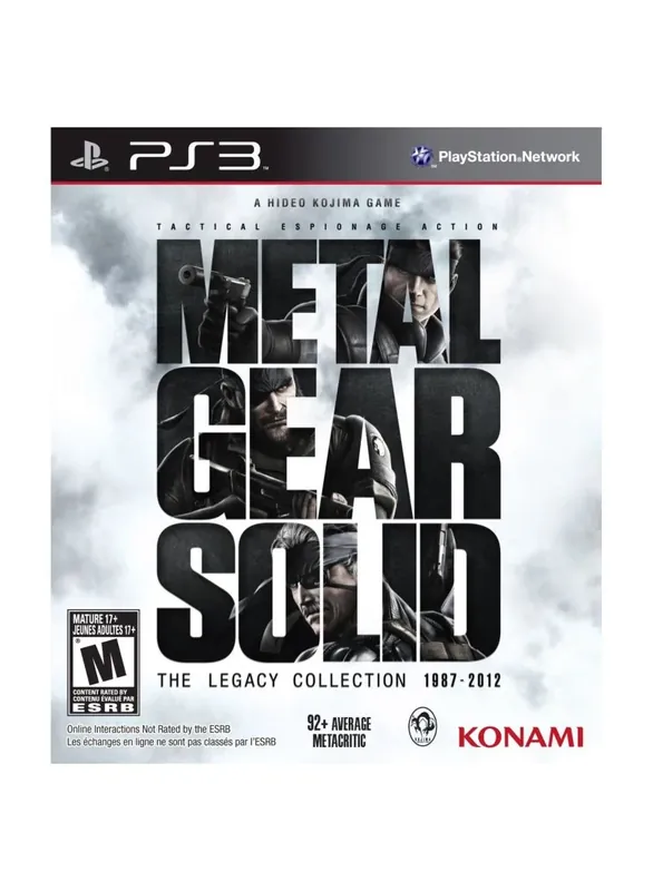 Tidsbegränsat erbjudande - Metal Gear Solid The Legacy Collection (Import) - PlayStation 3