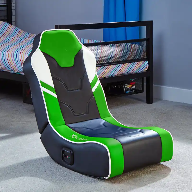 X-Rocker - Shadow 2.0 Stereo Audio Gaming Floor Rocker - Green - SOLO - Köp idag