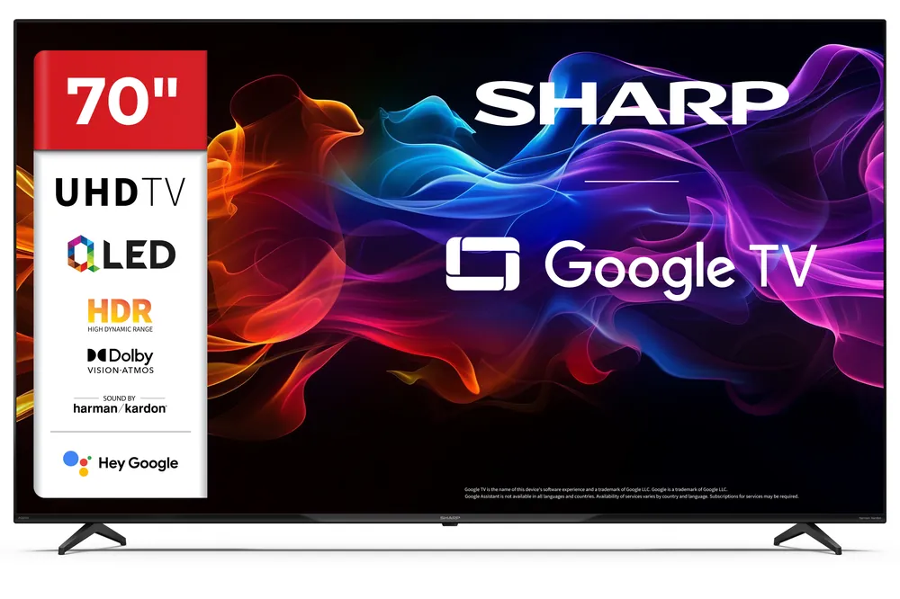 Passa på nu - Sharp - 70" 4K Ultra HD QLED Google TV 70HP5265E