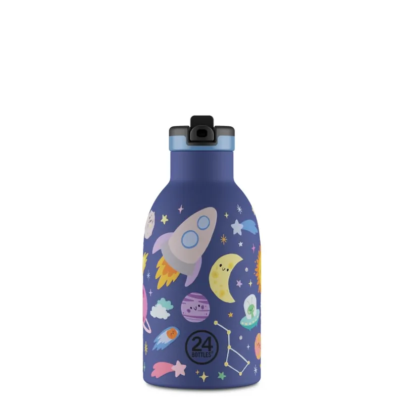 24Bottles - Clima - Space Friends - Blå - 330 ml - Premium