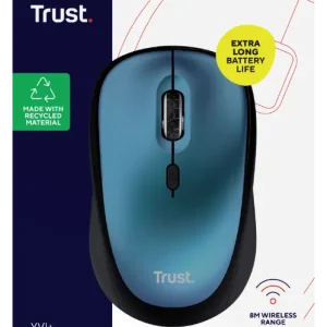 Handla online | TRUST YVI+ WIRELESS MOUSE ECO BLUE