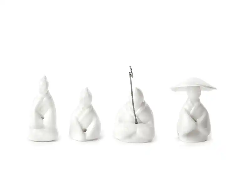 Prissänkt - Kikkerland - Tea Holder Fisherman Set Of 4 (CU127)