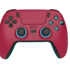 Topprodukt - Freaks And Geeks - Wireless Bluetooth Controller for PS5- LED - Cherry Red