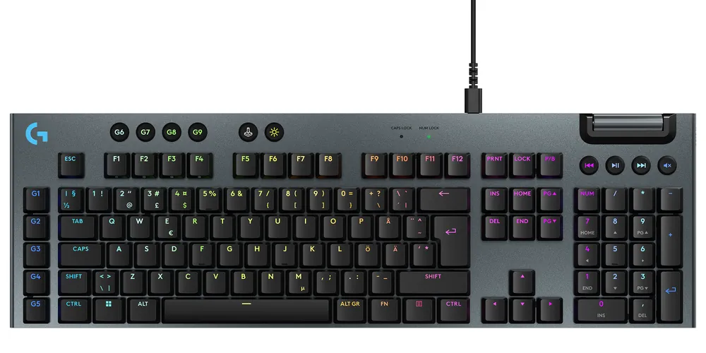 Logitech - G915 X Low-Profle Wired Gaming Keyboard | Efterfrågad
