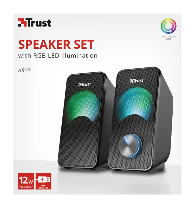 TRUST ARYS COMPACT 2.0 SPEAKER RGB | Favorit
