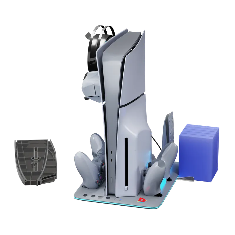 Sänkt pris | iMP Tech - DLX+LED Multi Function Charge and Cool Stand - 30th Anniversary Limited Edition - Grey