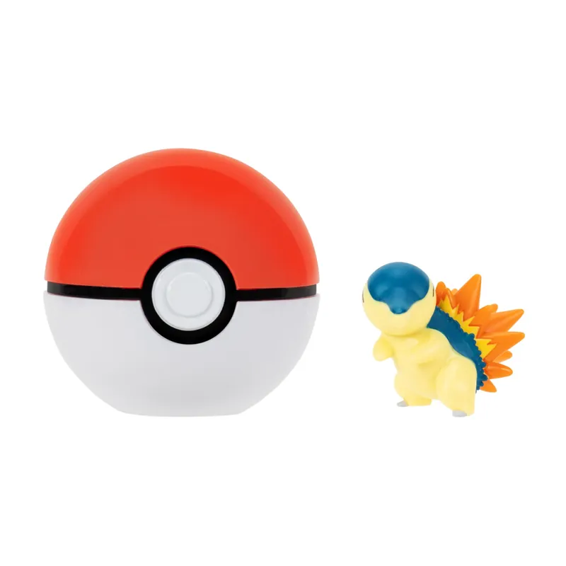 Pokémon - Clip N Go Cyndaquil with Poke Ball (PKW4608) - Mycket populär