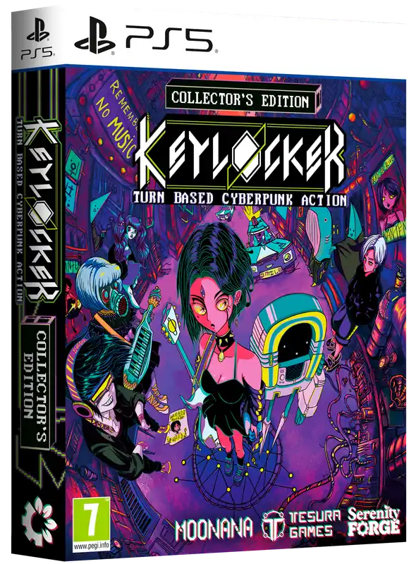 Keylocker - Turn Based Cyberpunk Action Collector‘s Edition - PlayStation 5 - Mycket efterfrågad