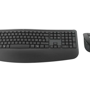 Köp online | Logitech - Signature Comfort Plus MK880 - Trådlöst Tangentbord & Mus-set med Handledsstöd & upp till 36 Månaders Batteritid