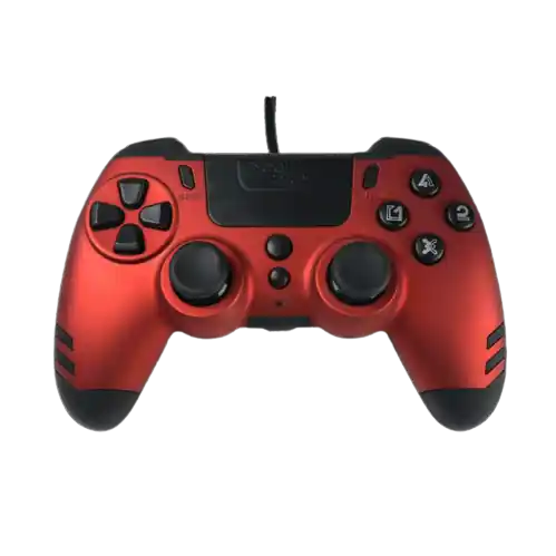 STEELPLAY - MetalTech Wired Controller - RED - Professionell kvalitet