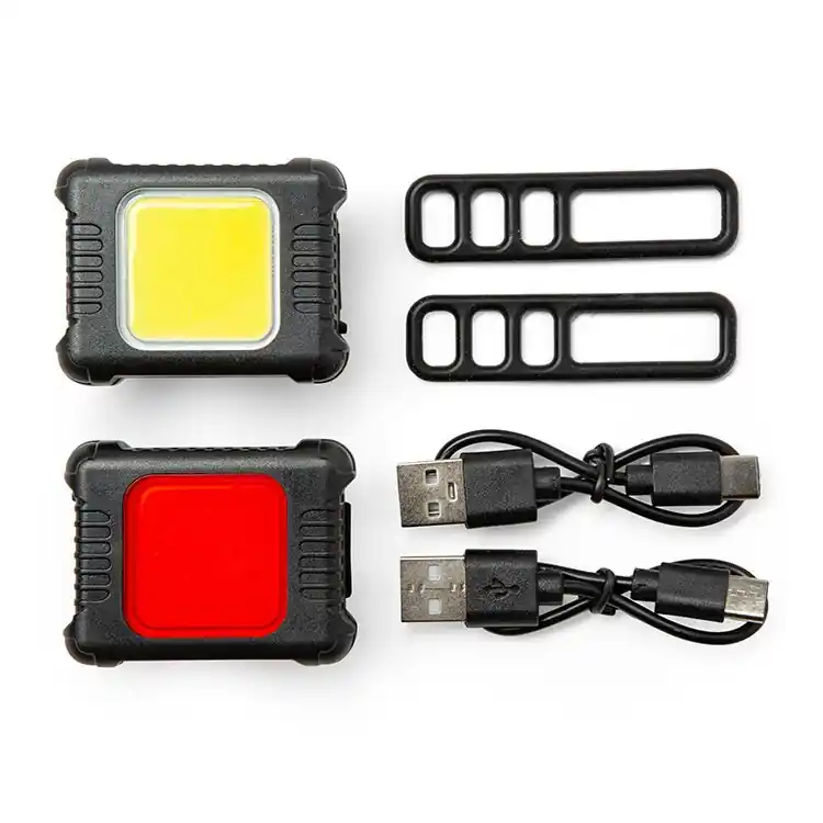 Endast idag - Kikkerland - Rechargeable Bike Lights - S/2