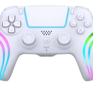 Deep Explorer Wireless Controller White PS4 / PS3 / PC - Nedsatt pris