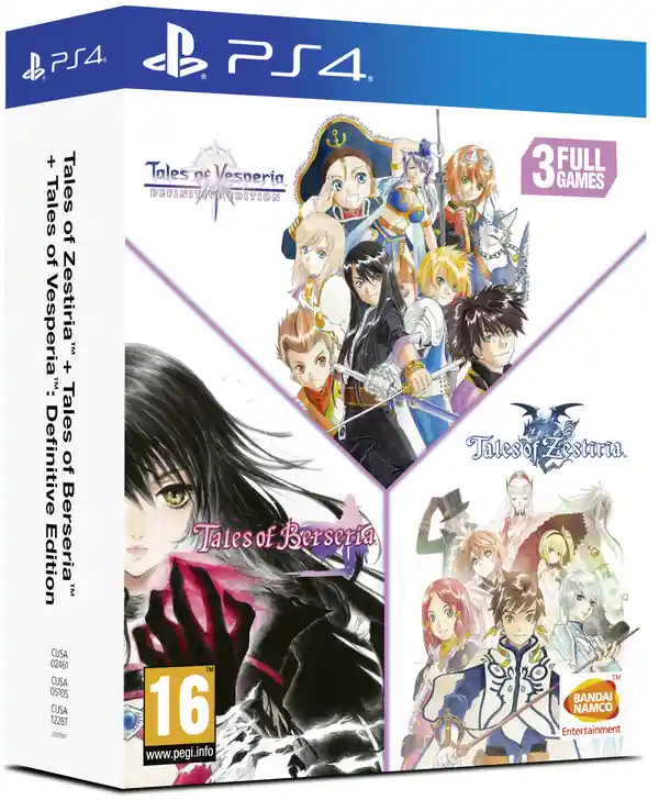 Reapris | Tales of Vesperia + Tales of Berseria + Tales of Zestiria Compilation - PlayStation 4