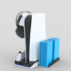 DLX+ LED Multi Function Charger Tower PS5 standard / Digital - White | Toppsäljare