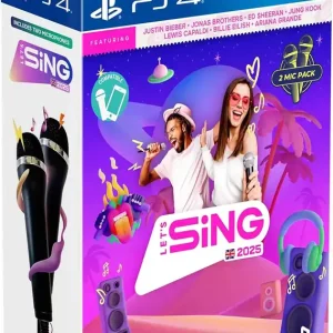 Kan beställas online | Let‘s Sing 2025 (Double Mic Bundle) - PlayStation 4