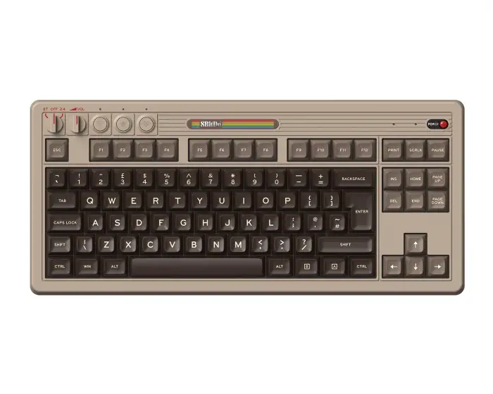 Dagens erbjudande | 8BitDo - Retro 108 Mechanical Keyboard - C64 Edition