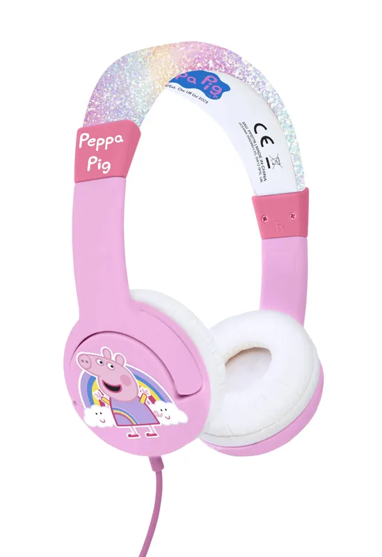 OTL - Junior Headphones - Rainbow Peppa Pig (PP0776) - Kampanjpris