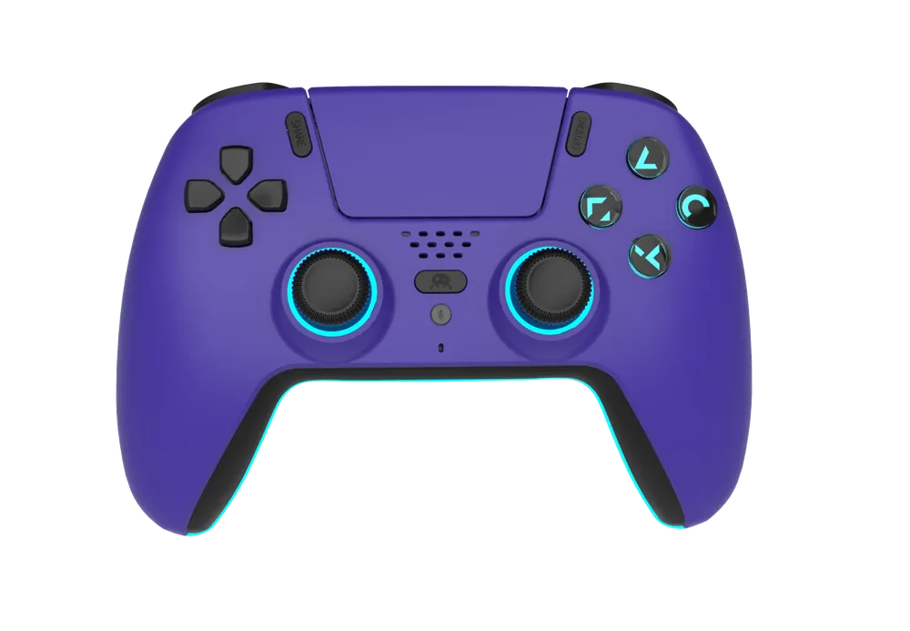 Freaks And Geeks - Wireless Bluetooth Controller for PS5- LED - Purple | Nedsatt pris