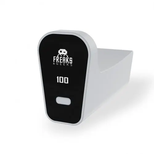 Kanonerbjudande | Freaks And Geeks - PS5 controller external battery 2500maH-Type C cable - White