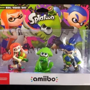 Specialerbjudande | Nintendo Amiibo Splatoon Inkling Girl Squid Boy Triple Pack 3 Figures