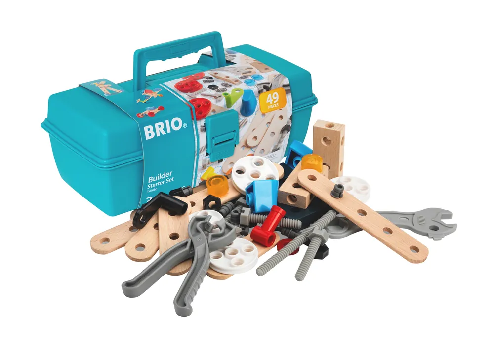 Slutrea - BRIO - Builder Byggsats för nybörjare - 49 delar (34586)
