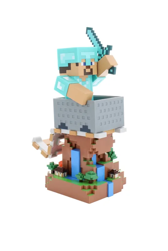 Cable Guys - Minecraft Steve In Diamond Armour R.E.S.T - Nedsatt pris