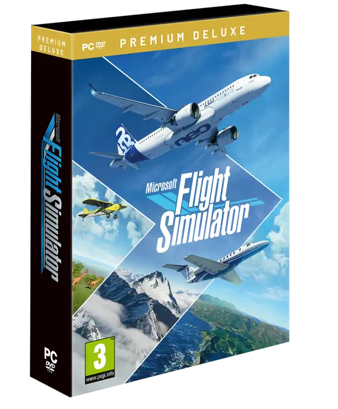 Försäljningssuccé - Microsoft Flight Sim 2020 (Premium Deluxe Edition) (DVD Format) - PC