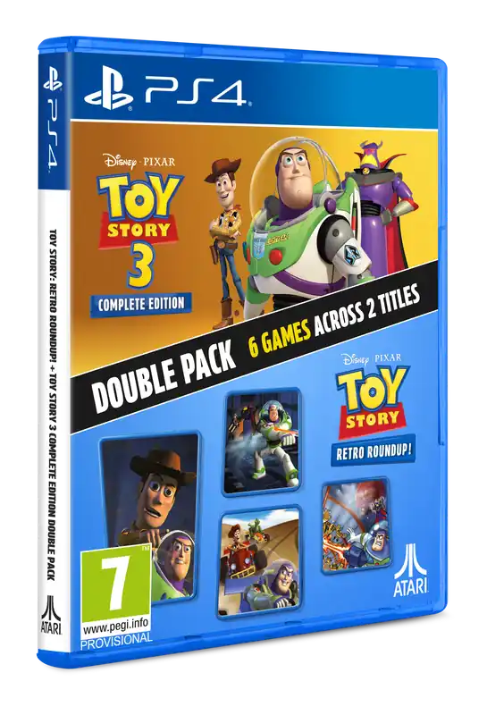 Finns i lager - Toy Story Retro Roundup! + Toy Story 3 Complete Edition Double Pack - PlayStation 4