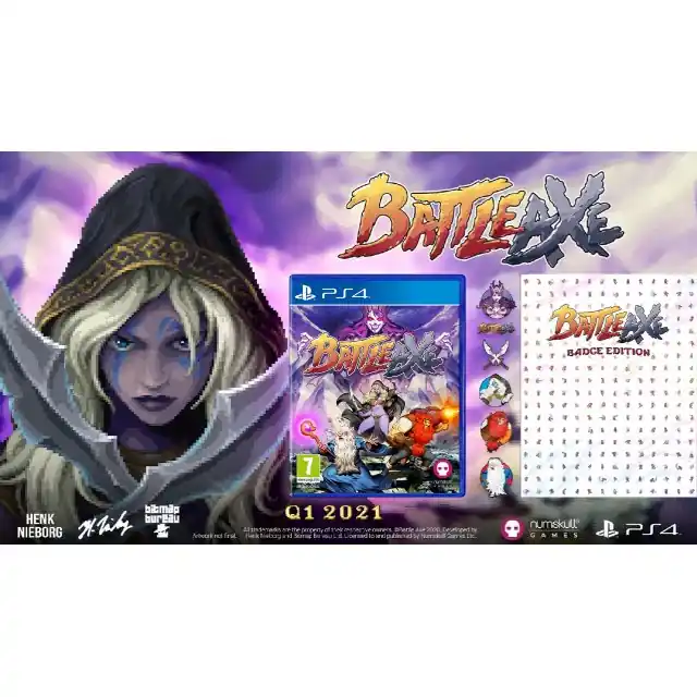 Topprodukt | Battle Axe (Pin Badges Set) - PlayStation 4