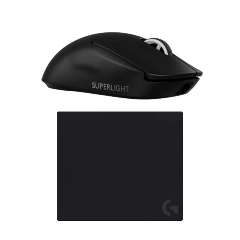 Logitech - G640 Large Cloth Gaming Mouse Pad & G Pro X Superlight 2 Lightspeed - Bundle | Nytt lägre pris