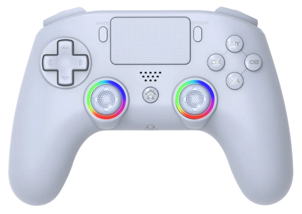 Extra rabatt - Subsonic Wireless Led Controller PS4 White - PS4/Pc