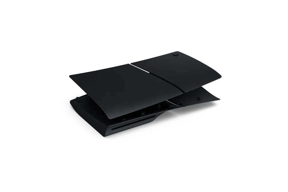 PS5 Standard SLIM Cover - Midnight Black - Nytt i webbutiken