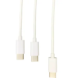 Erbjudande - Steelplay Dual Play & Charge Cable For Ps5 Controllers - Whi