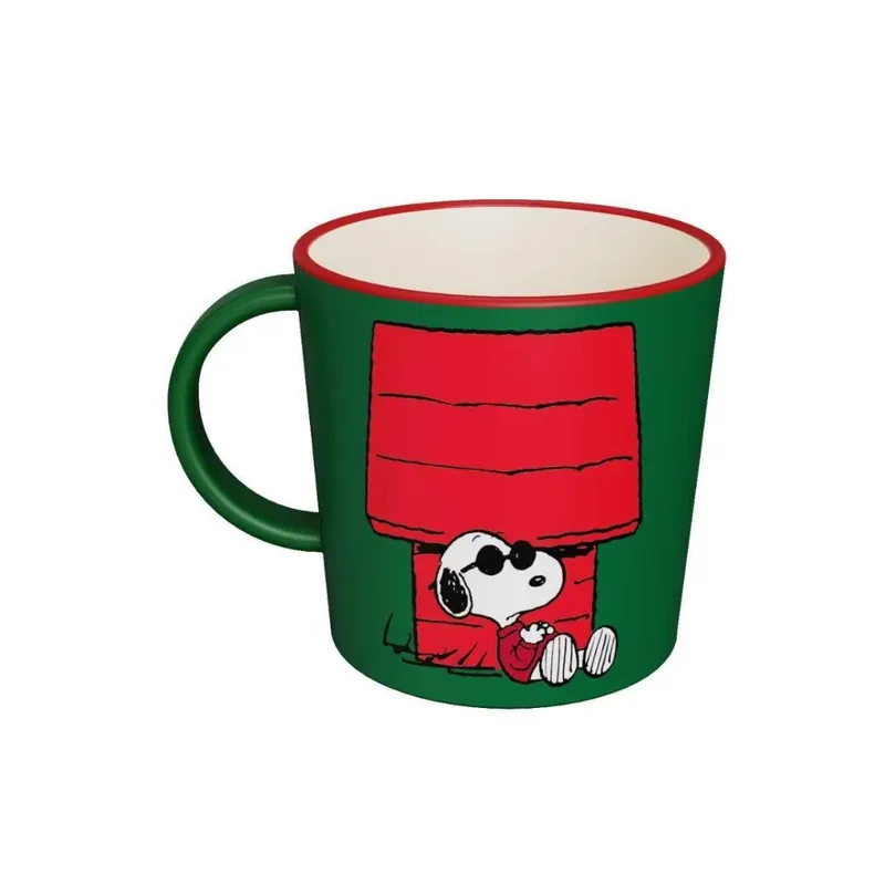 Quy Cup - Mug - Snoopy Good Vibes - Multi/Mønster - 400 ml | Prisnedsättning