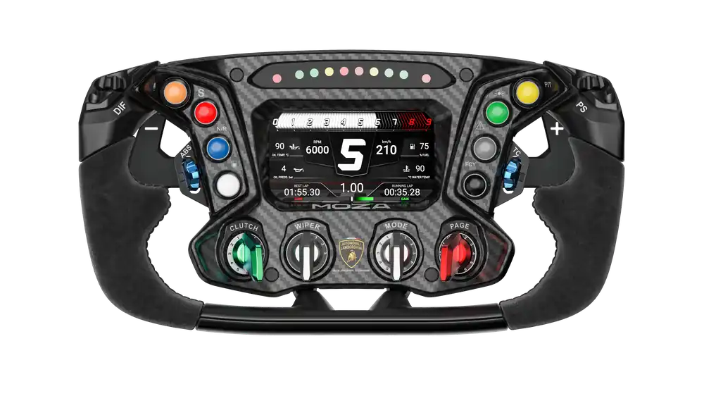Enkel beställning - MOZA - ESSENZA SCV12 Lamborghini Steering Wheel - Black