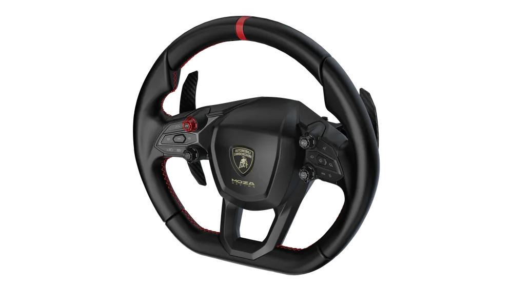 MOZA - REVUELTO Lamborghini Sim Racing Wheel - Black - 340mm | Utförsäljning