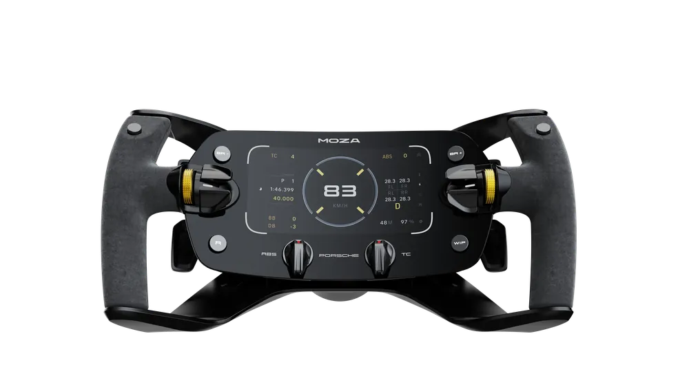 Storsäljare - MOZA - Porsche MISSION R Simracing Steering Wheel - Black - 5.4-inch