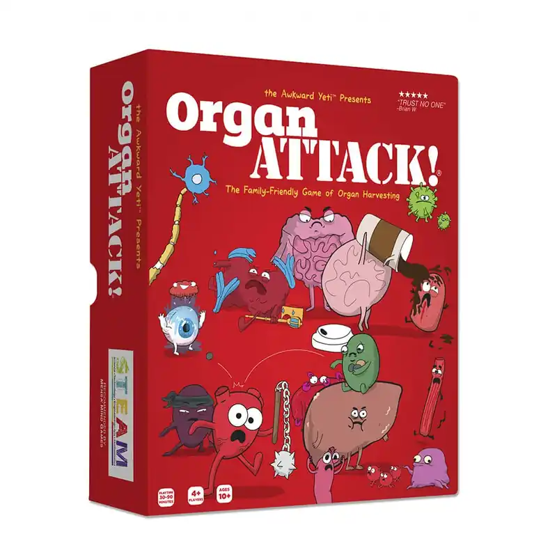 Ny produkt - Orgelattack! Nytt utgåva kortspel