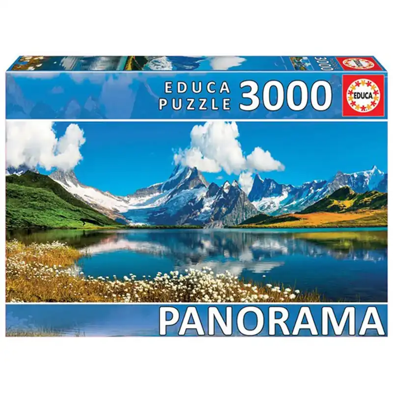 Begränsat antal - Educa Pano Bachalpsee Lake Schweiz Jigsaw Puzzle 3000st