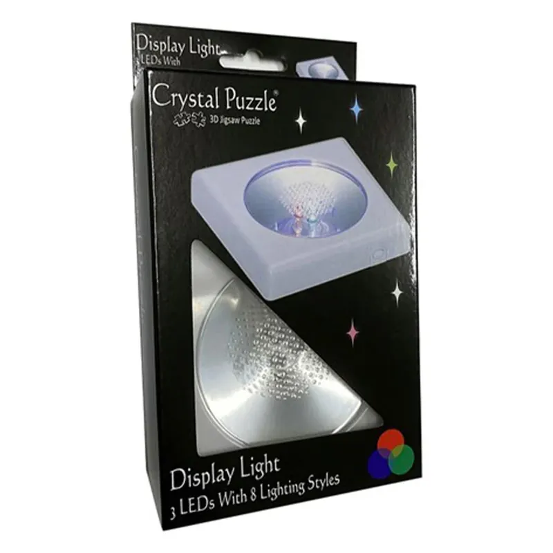 Crystal Puzzle Display LED -ljus - Erbjudande