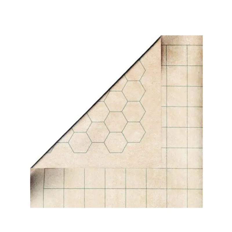 Reversibel megamat 1 rutor & 1 hexes (34,5 x 48 tum) - Extra rabatt