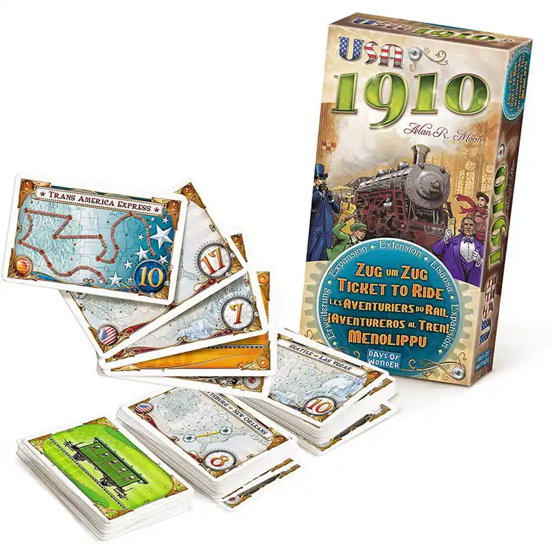 Skynda dig - Ticket to Ride USA 1910 Expansion