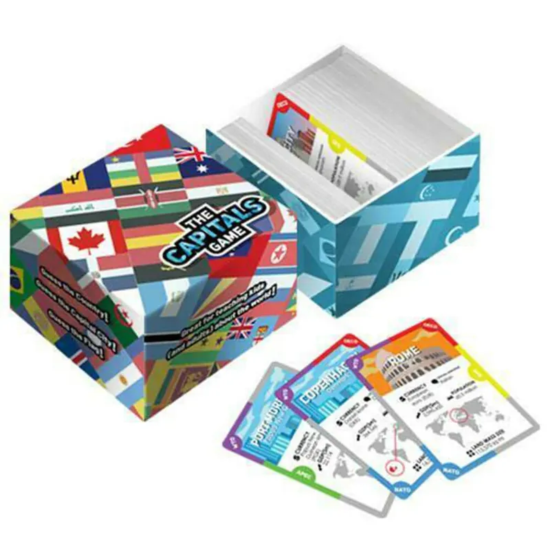 Klar att skickas - Capitals Game Board Game