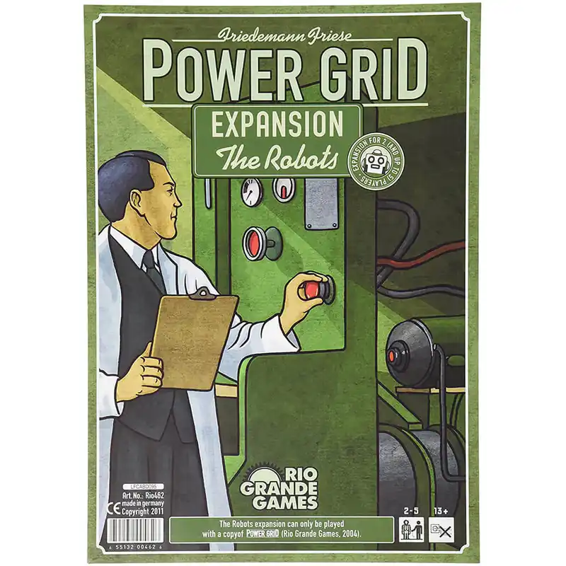 Power Grid the Robots Board Game | Direkt från fabriken