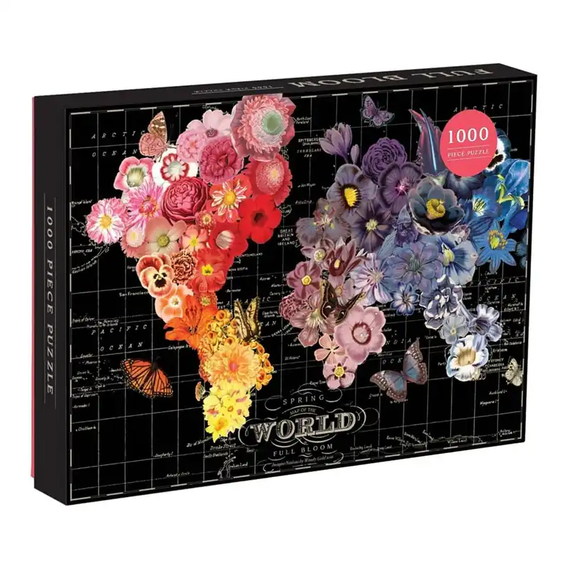 Nytt hos oss | Galison Wendy Gold Full Bloom Puzzle 1000pc