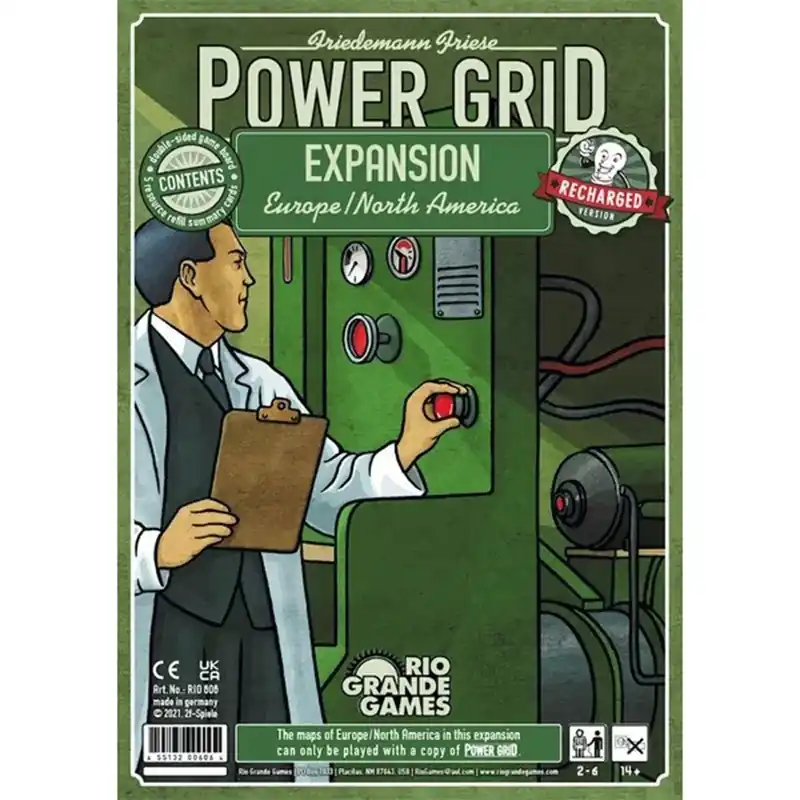 Klar att skickas | Power Grid Europe/Nordamerika RPG Expansion