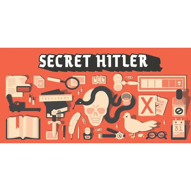 Secret Hitler brädspel - Professionell kvalitet